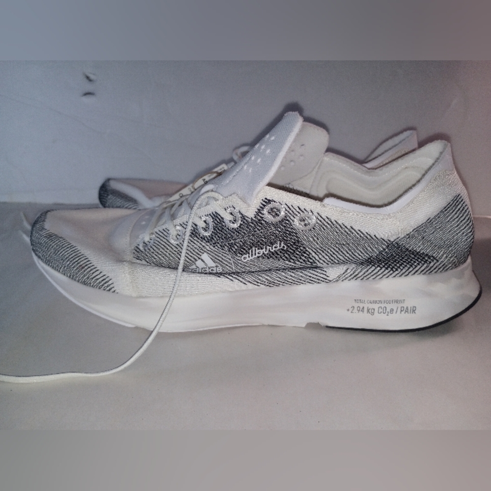 Adidas Women's Adizero X Allbirds 2.94 KG CO2E White Sneakers Size 8.5
